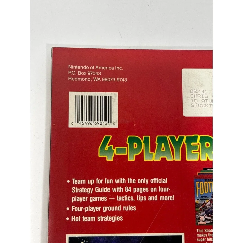 NINTENDO POWER Magazine Vol 19 - December 1990 - 4-Player‎ EXTRA Strategy Guide